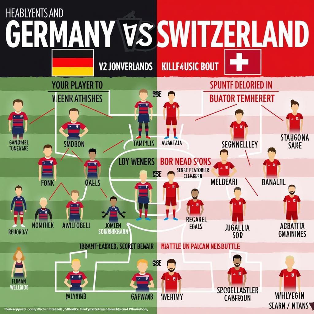 Phân tích sức mạnh đội hình Đức vs Thụy Sĩ