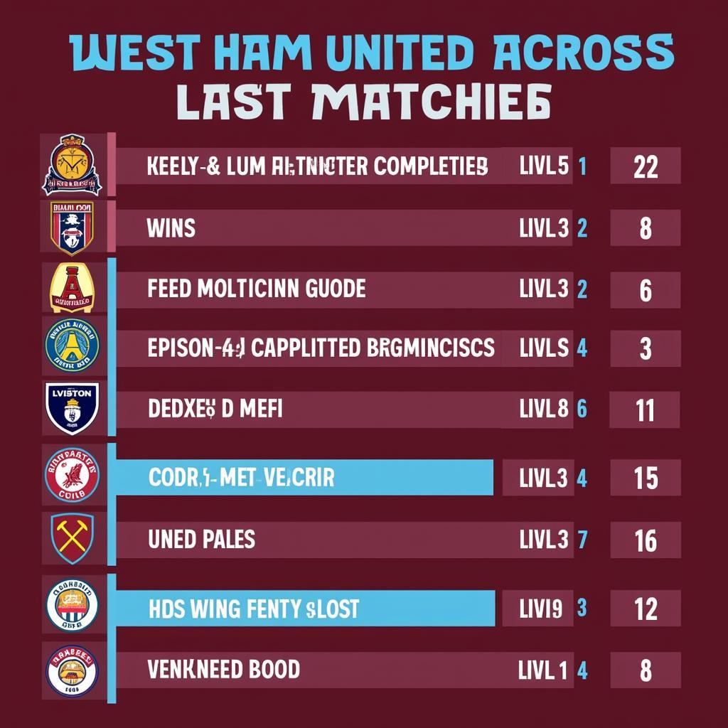 Phong độ thi đấu gần đây của câu lạc bộ West Ham United