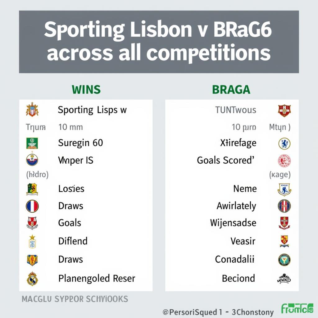 Phong độ gần đây của Sporting Lisbon và Braga