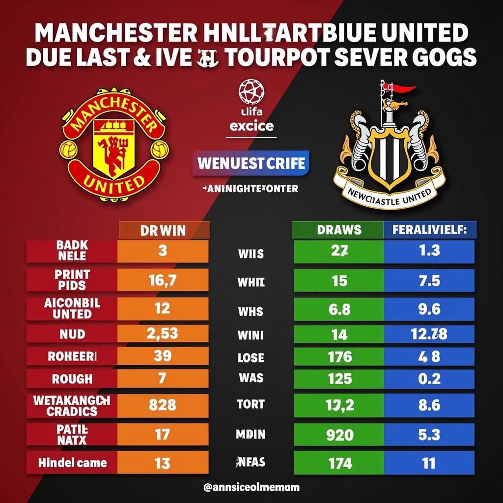 Phong độ Man Utd vs Newcastle