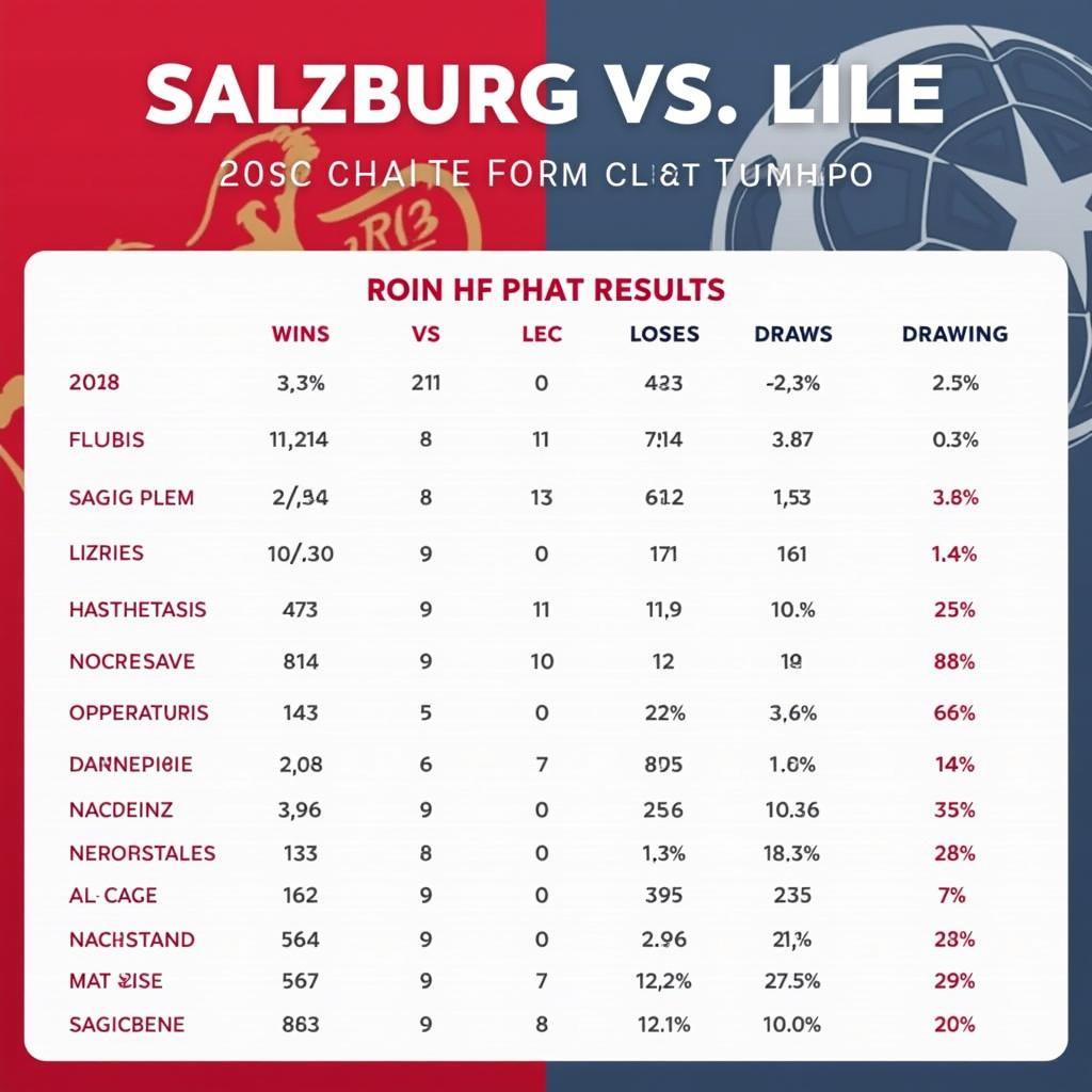 Phong độ Salzburg vs Lille