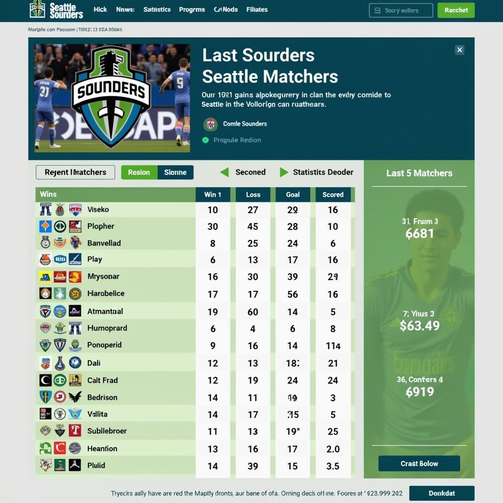 Phong độ Seattle Sounders