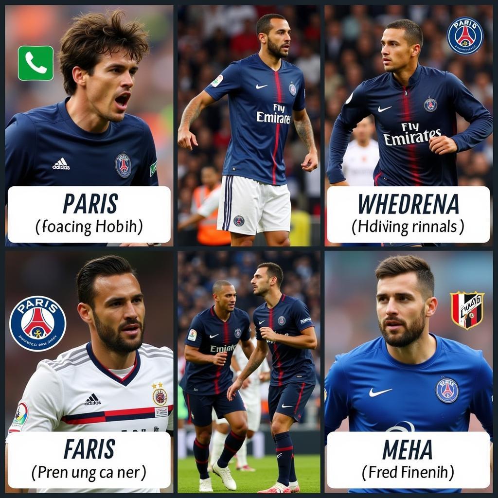 Lịch sử đối đầu giữa PSG và đối thủ