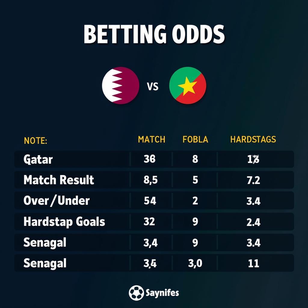 Qatar vs Senegal tỷ lệ kèo