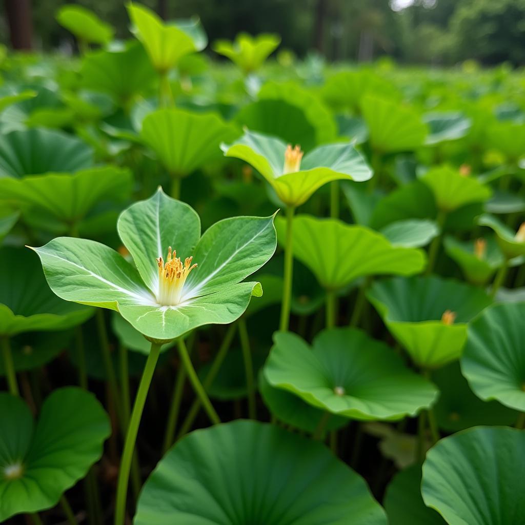 Rau kèo nèo mọc hoang dại