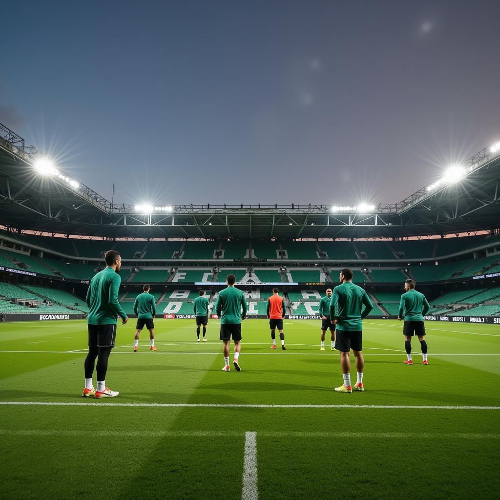 Real Betis sẵn sàng cho trận đấu với Atletico