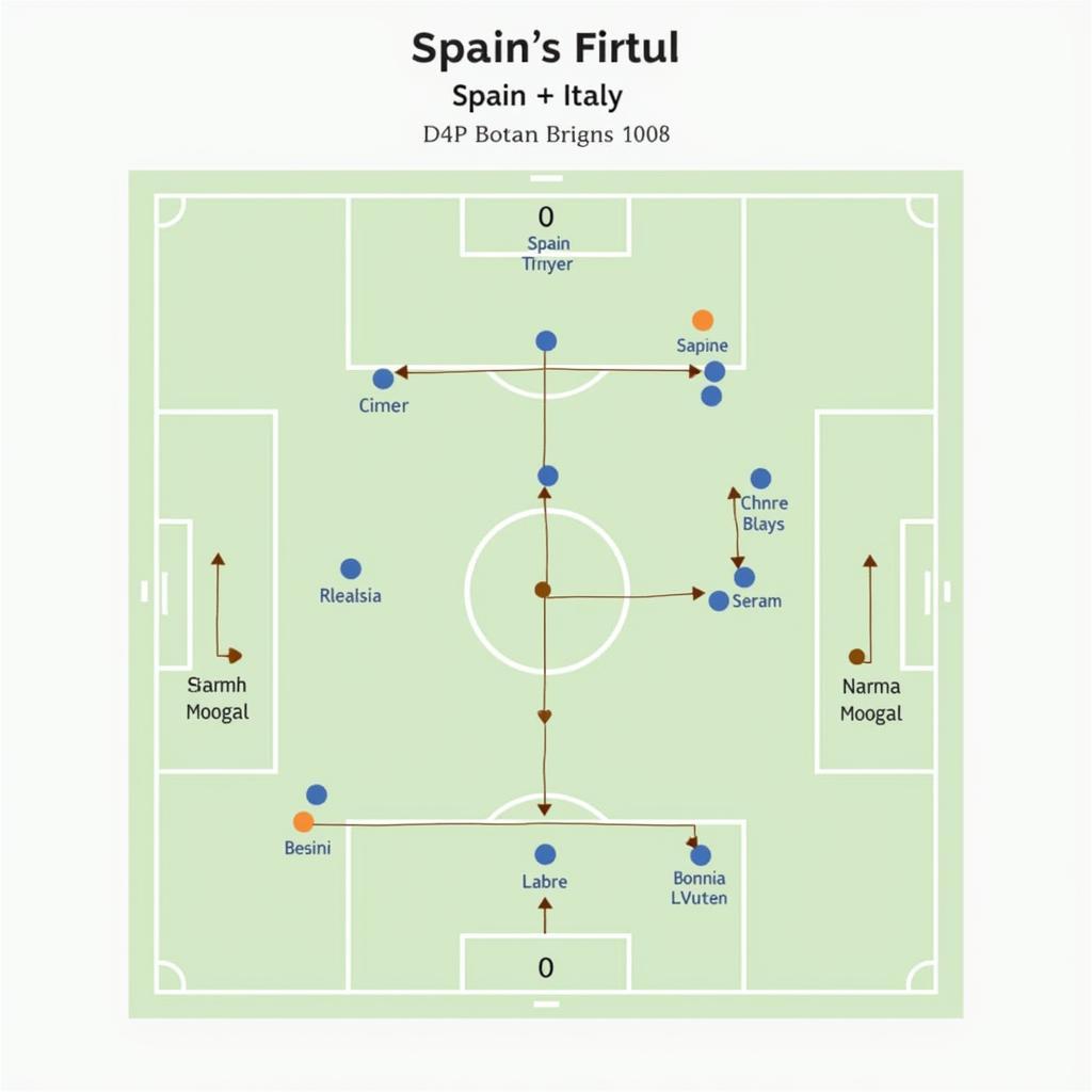 Spain vs Italy Tactical Formation