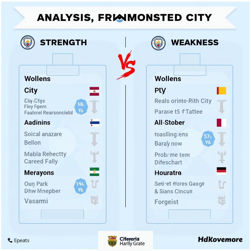 So sánh Manchester City với đối thủ