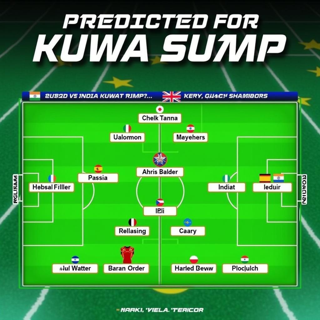 Đội hình dự kiến Ấn Độ vs Kuwait