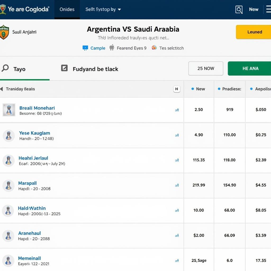 Soi kèo Argentina vs Ả Rập Xê Út