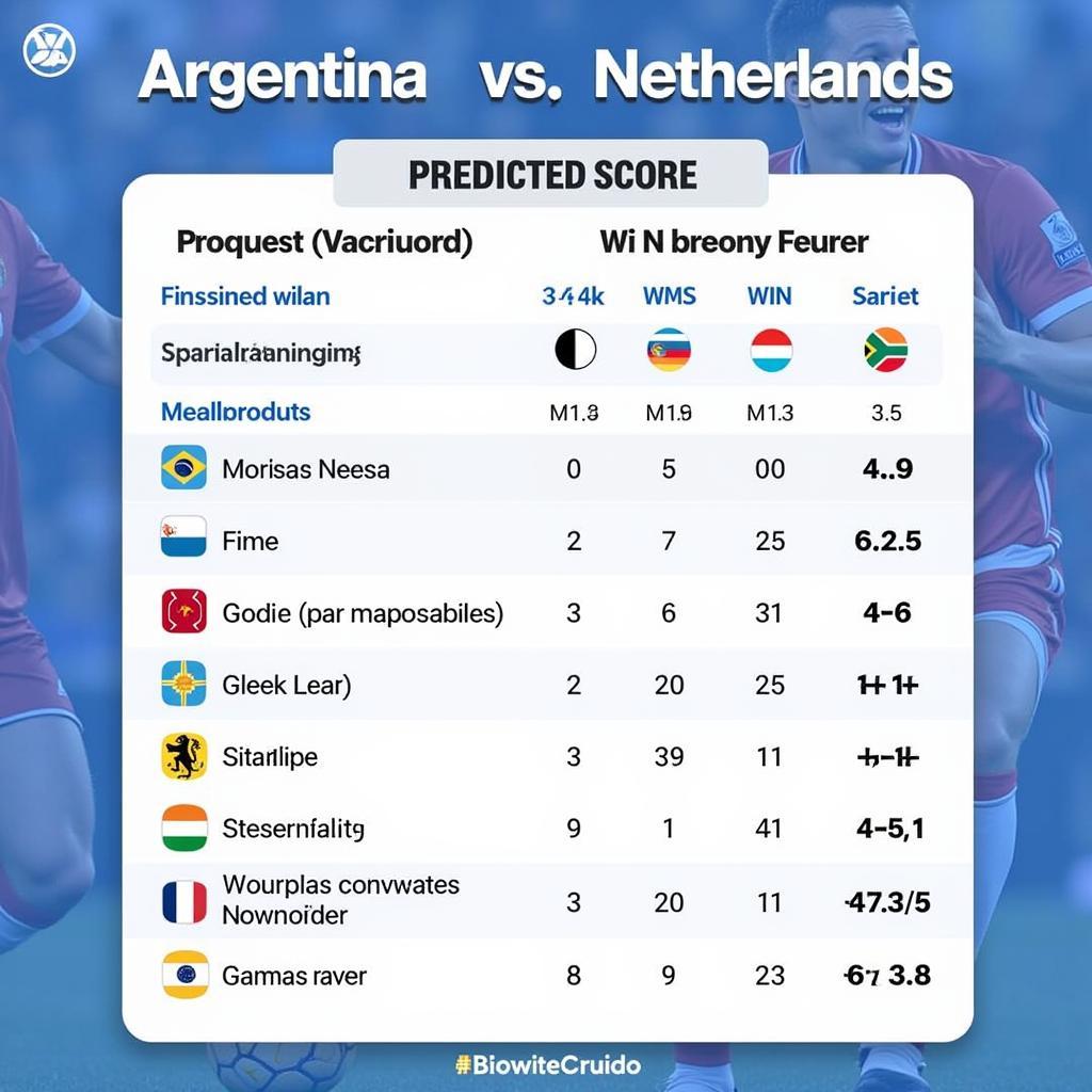 Soi kèo Argentina Hà Lan dự đoán