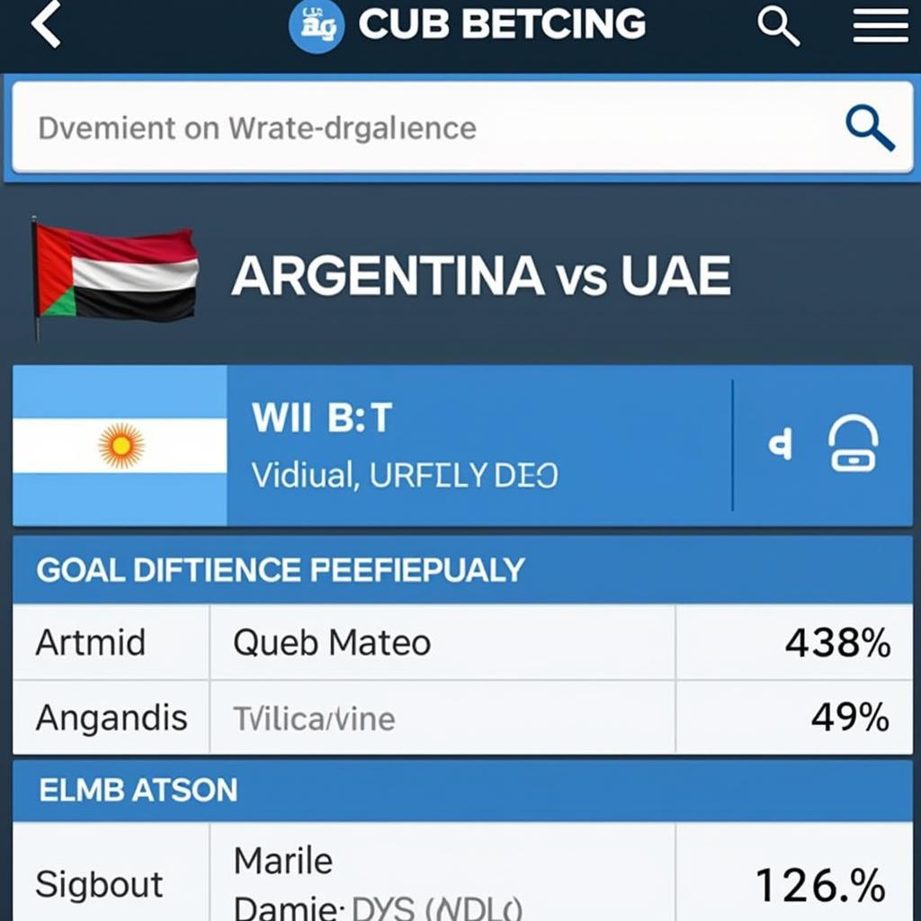 Argentina vs UAE Odds