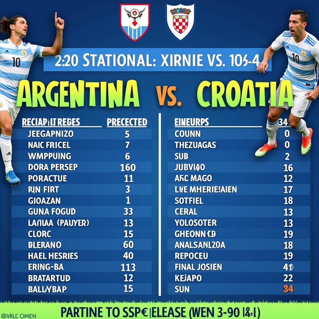 Soi kèo Argentina vs Croatia