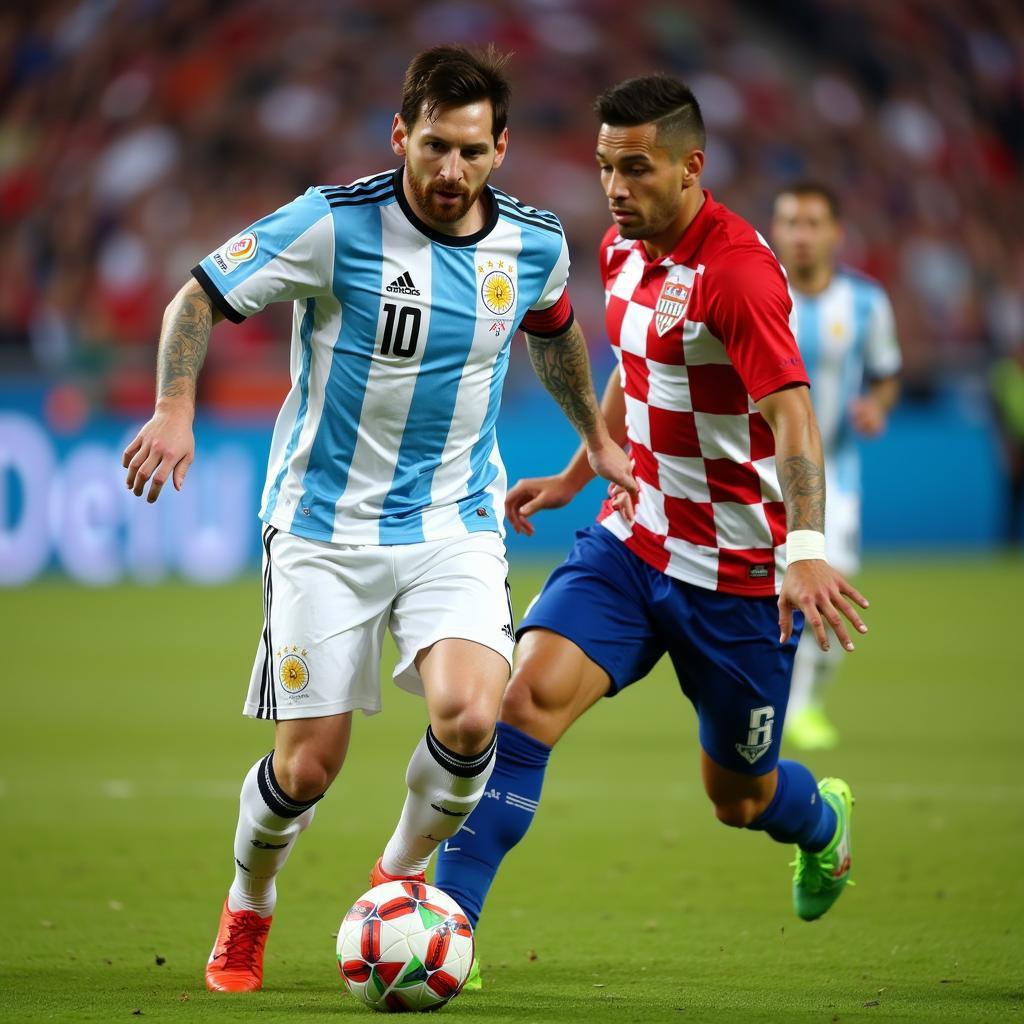 Soi kèo Argentina vs Croatia Messi