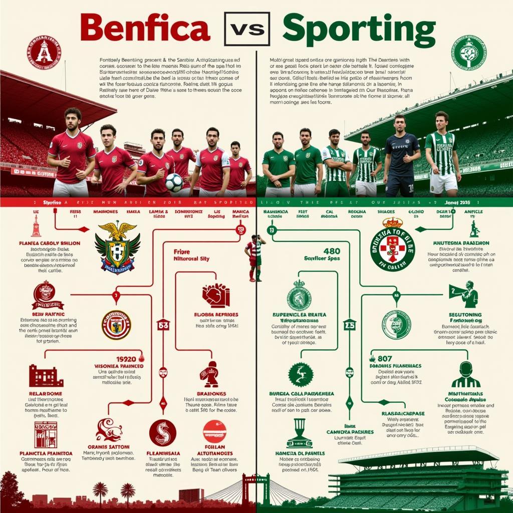 Lịch sử đối đầu Benfica vs Sporting