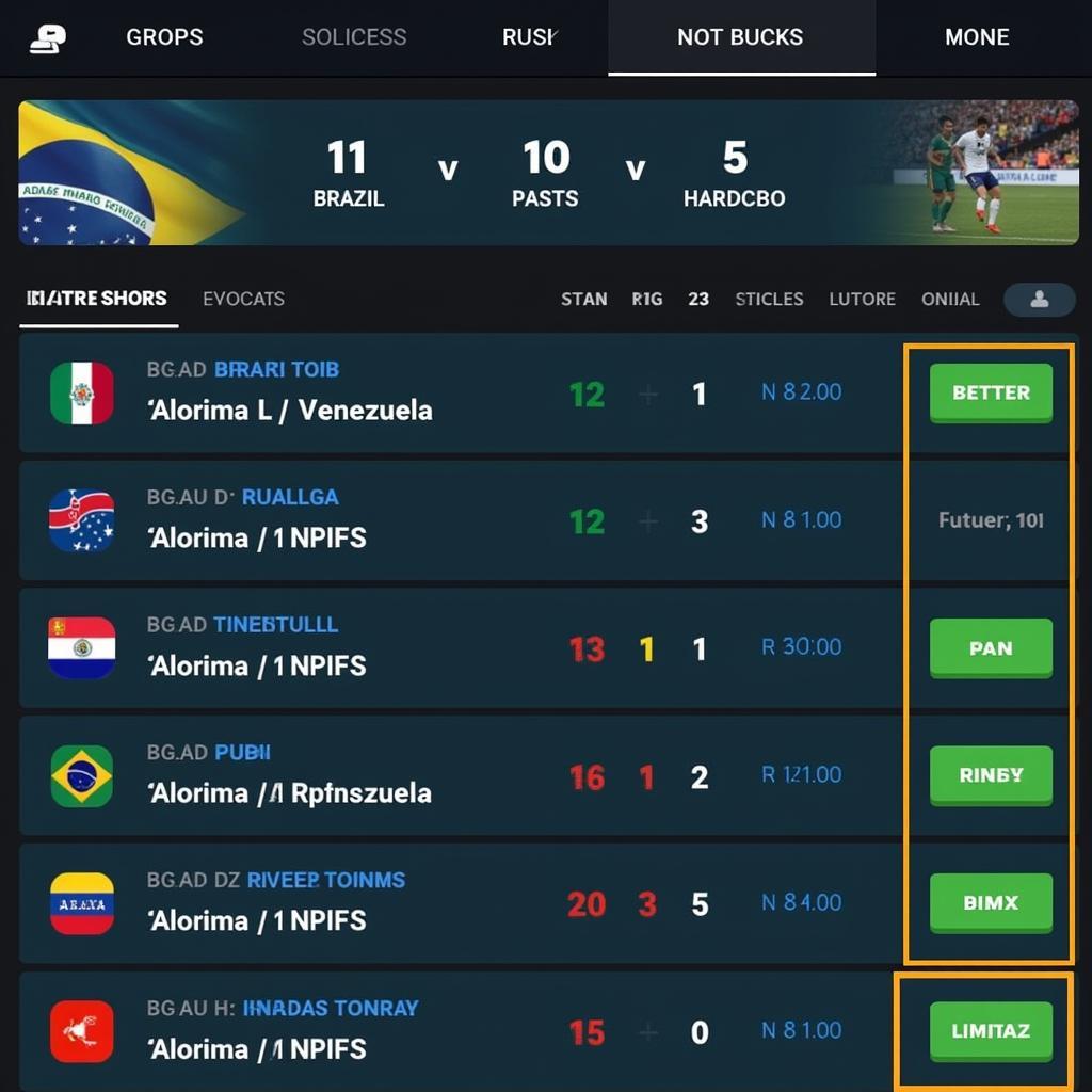 Soi kèo Brazil vs Venezuela