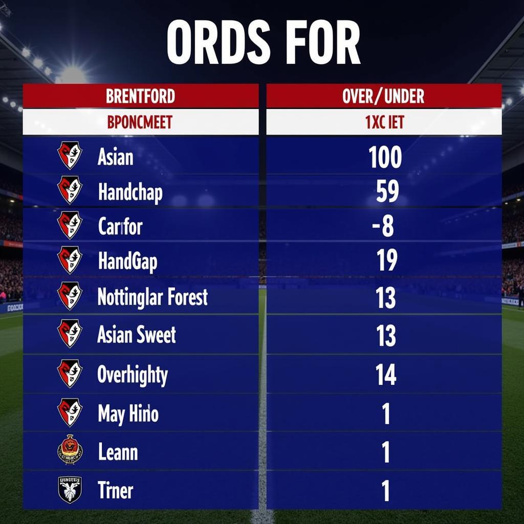 Soi kèo Brentford vs Nottingham Forest