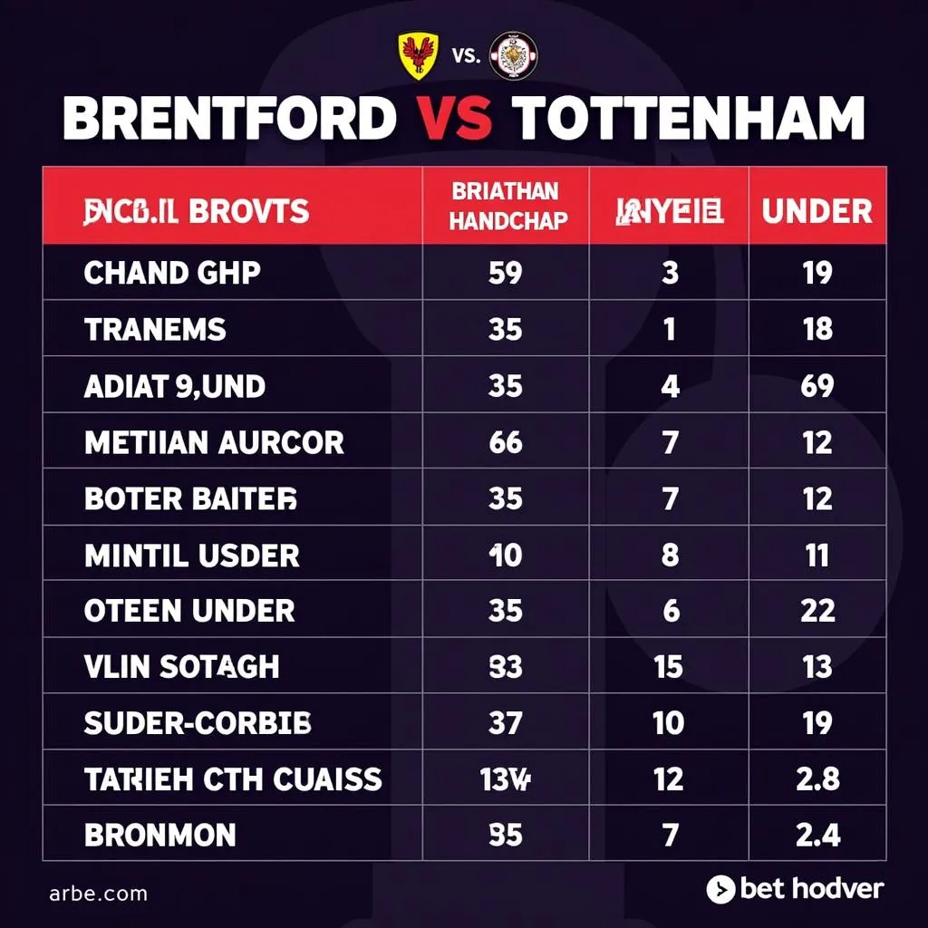 Soi kèo Brentford vs Tottenham