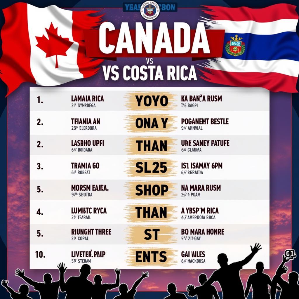 Soi kèo Canada vs Costa Rica