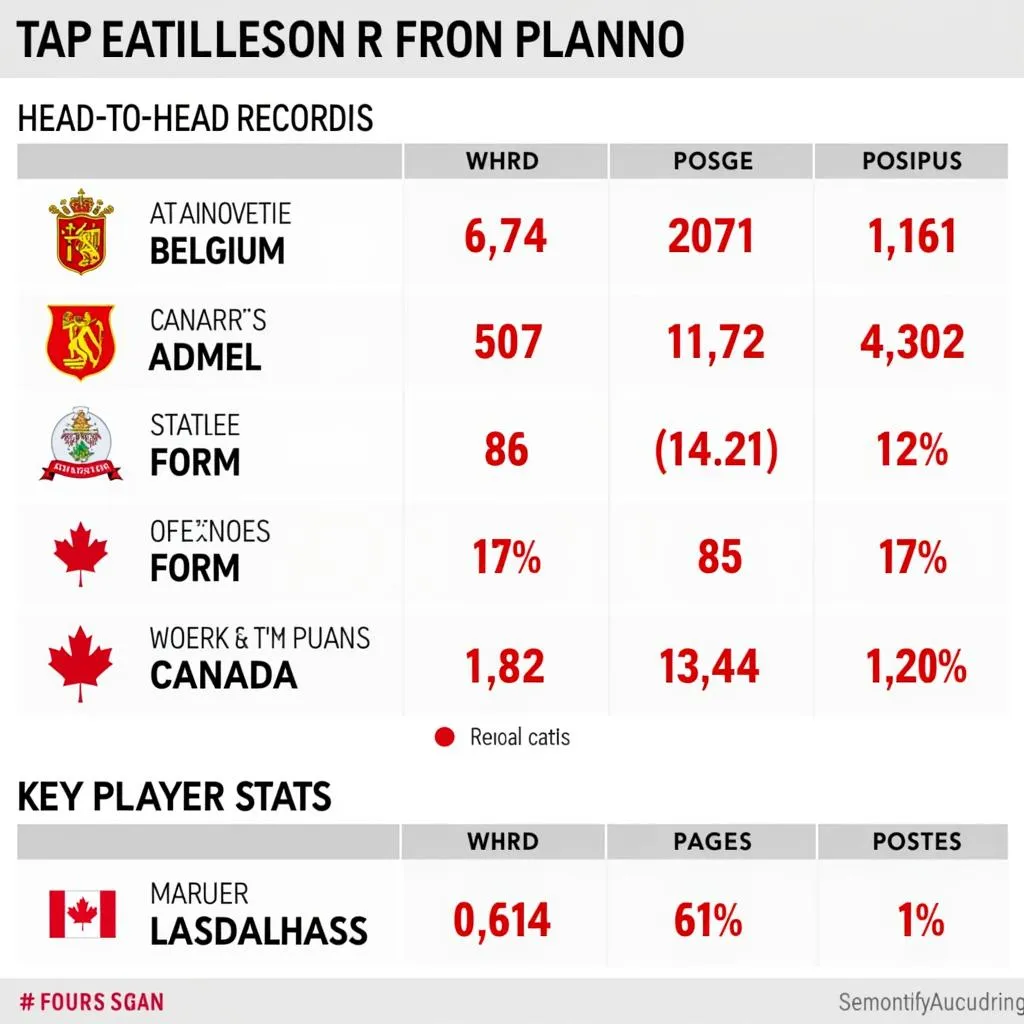 Phân tích kèo chuyên ngành Bỉ vs Canada