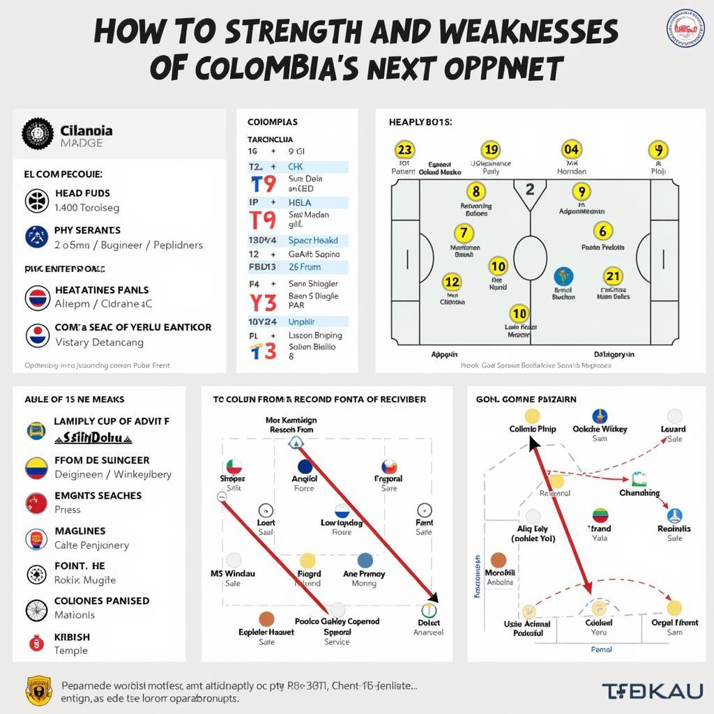 Biểu đồ phân tích đối thủ Colombia