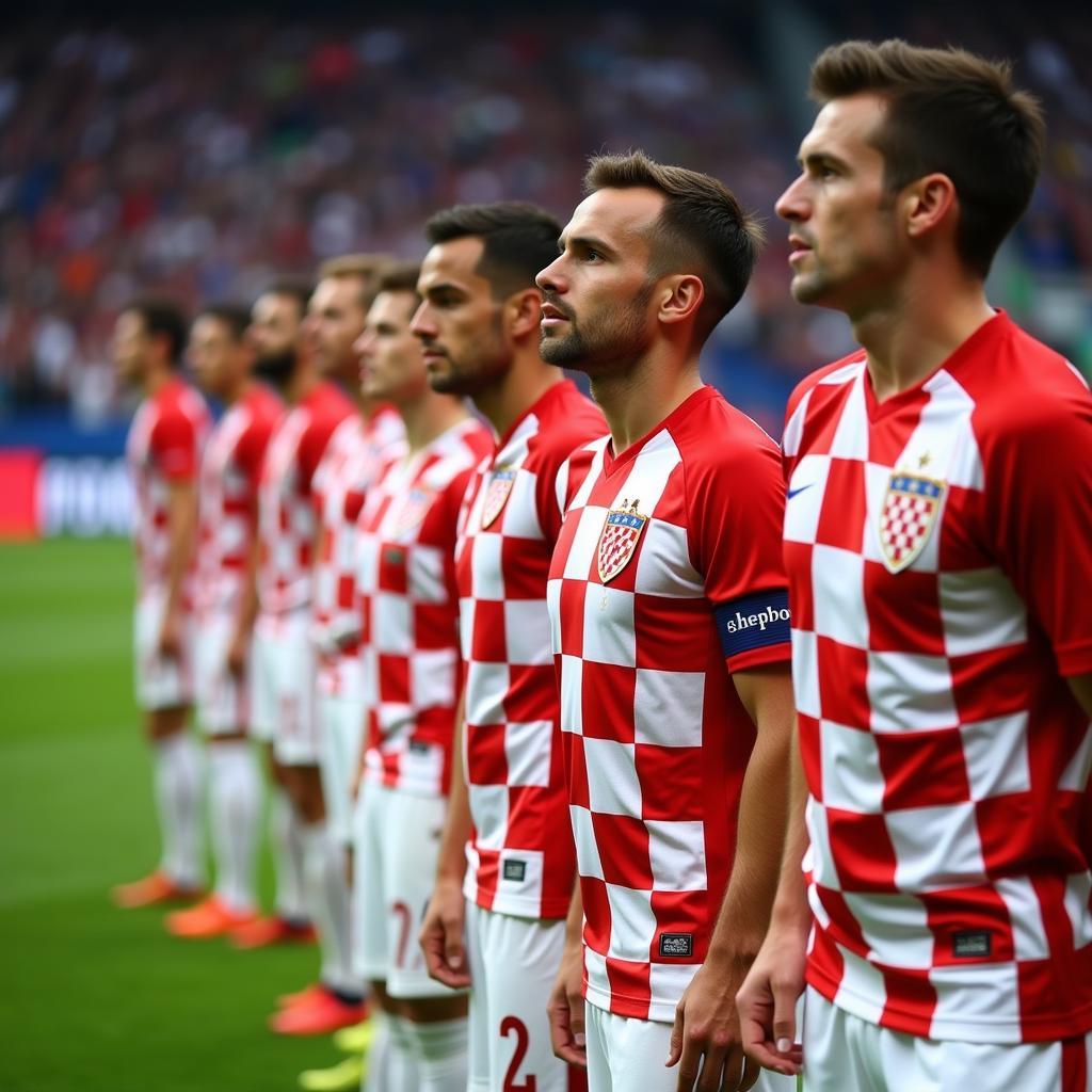 Croatia starting lineup