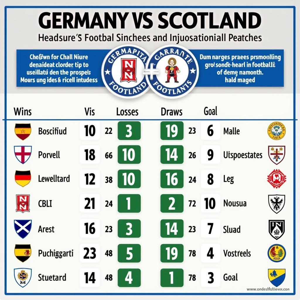 Lịch sử đối đầu Đức Scotland