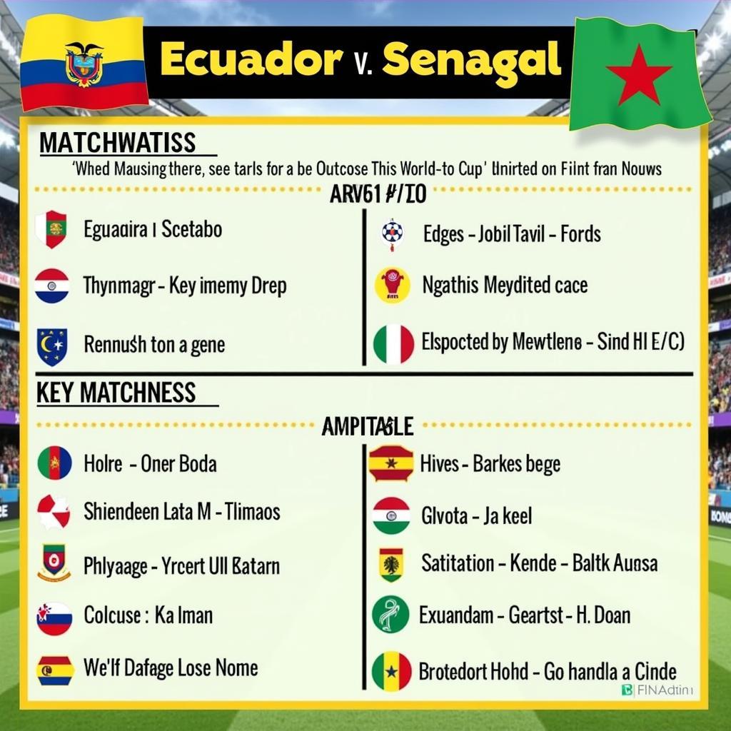 Soi kèo Ecuador vs Senegal: Trận đấu đỉnh cao