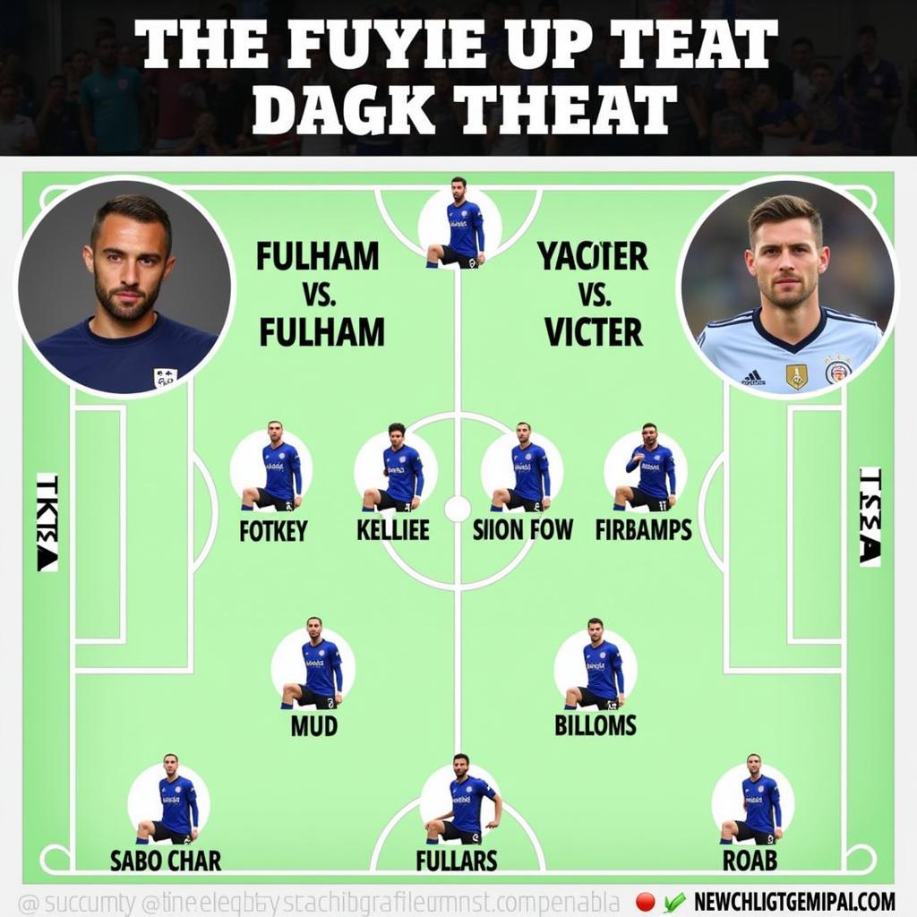 Fulham vs Leicester line-up