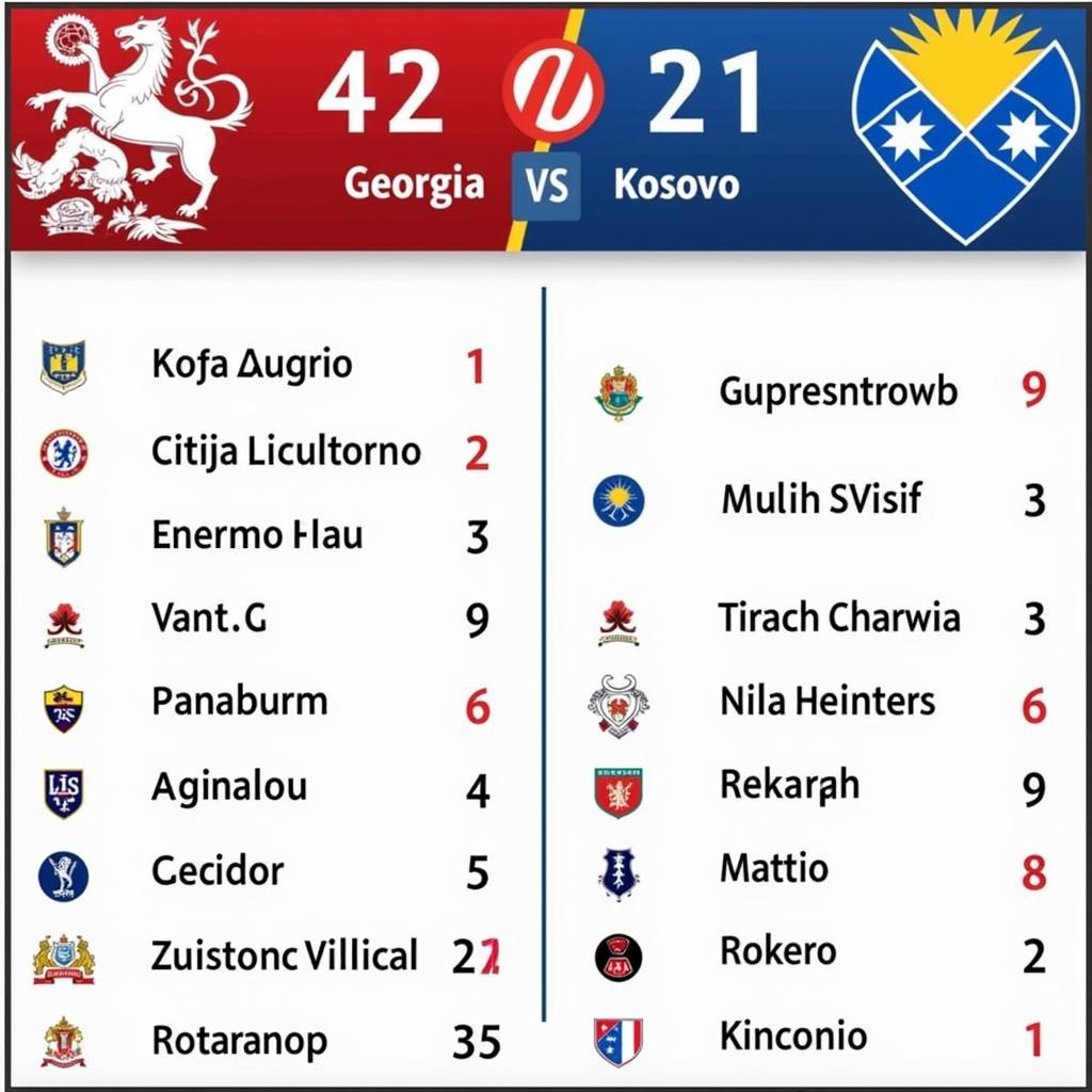 Soi kèo Georgia vs Kosovo: Dự đoán kết quả