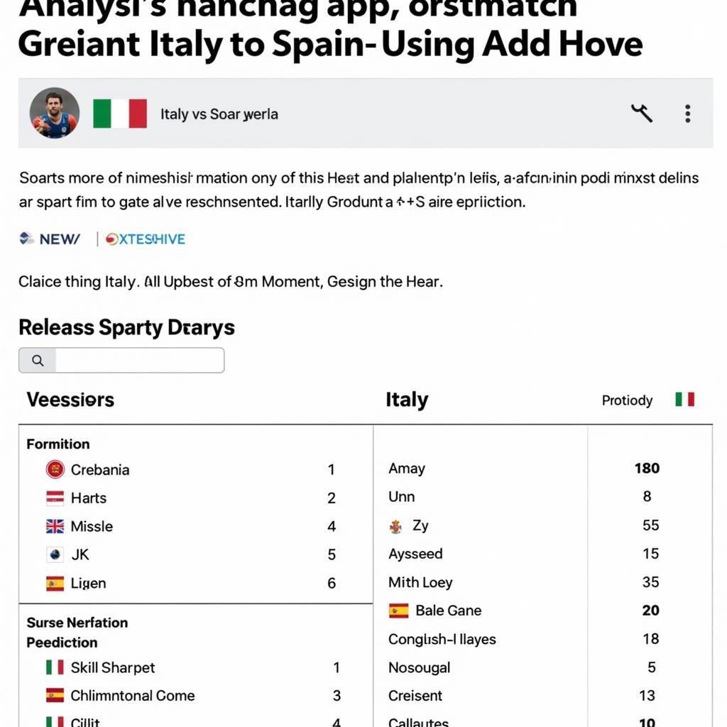 Soi kèo Italia gặp Tây Ban Nha - Phân tích chuyên gia