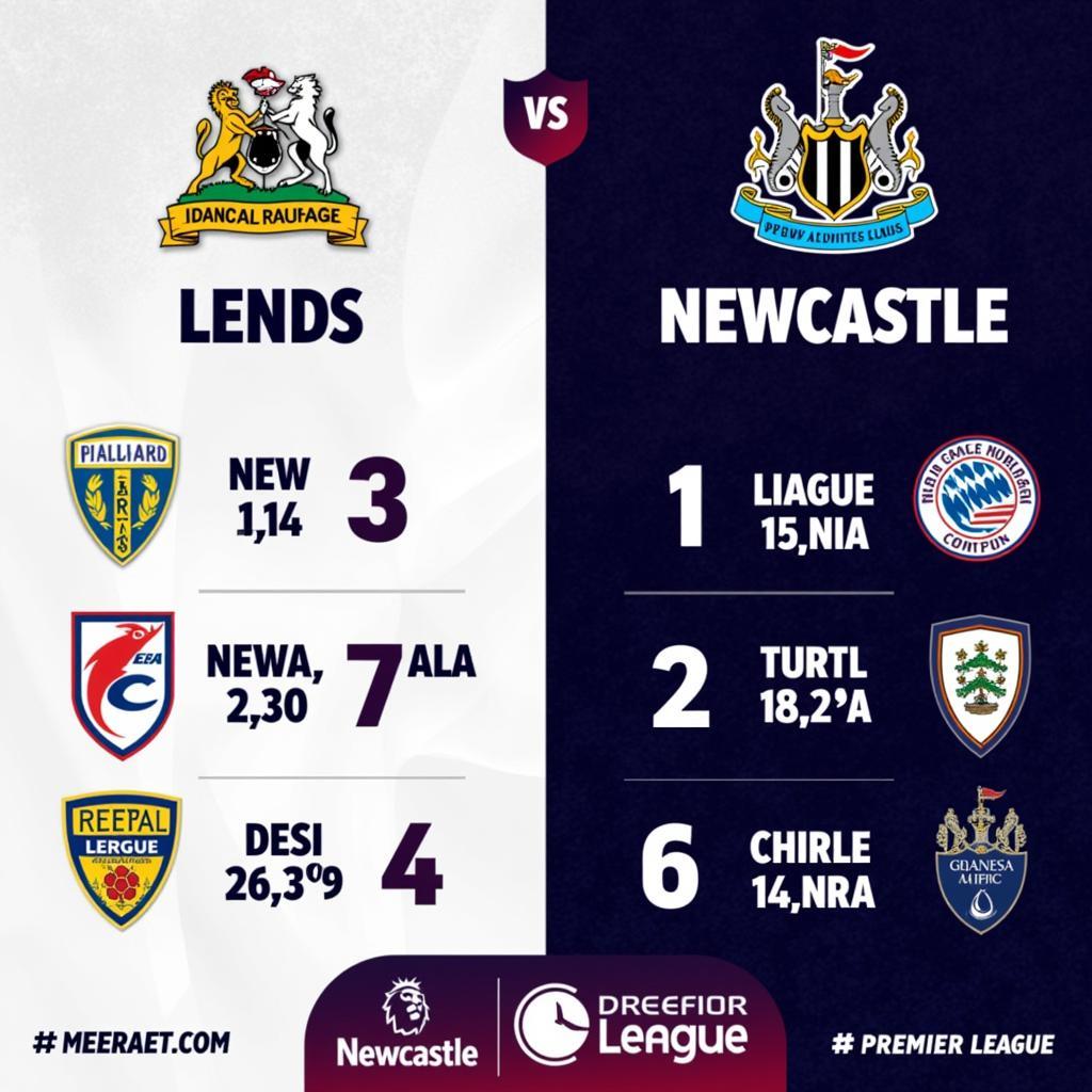 Leeds và Newcastle: Phong độ phập phù