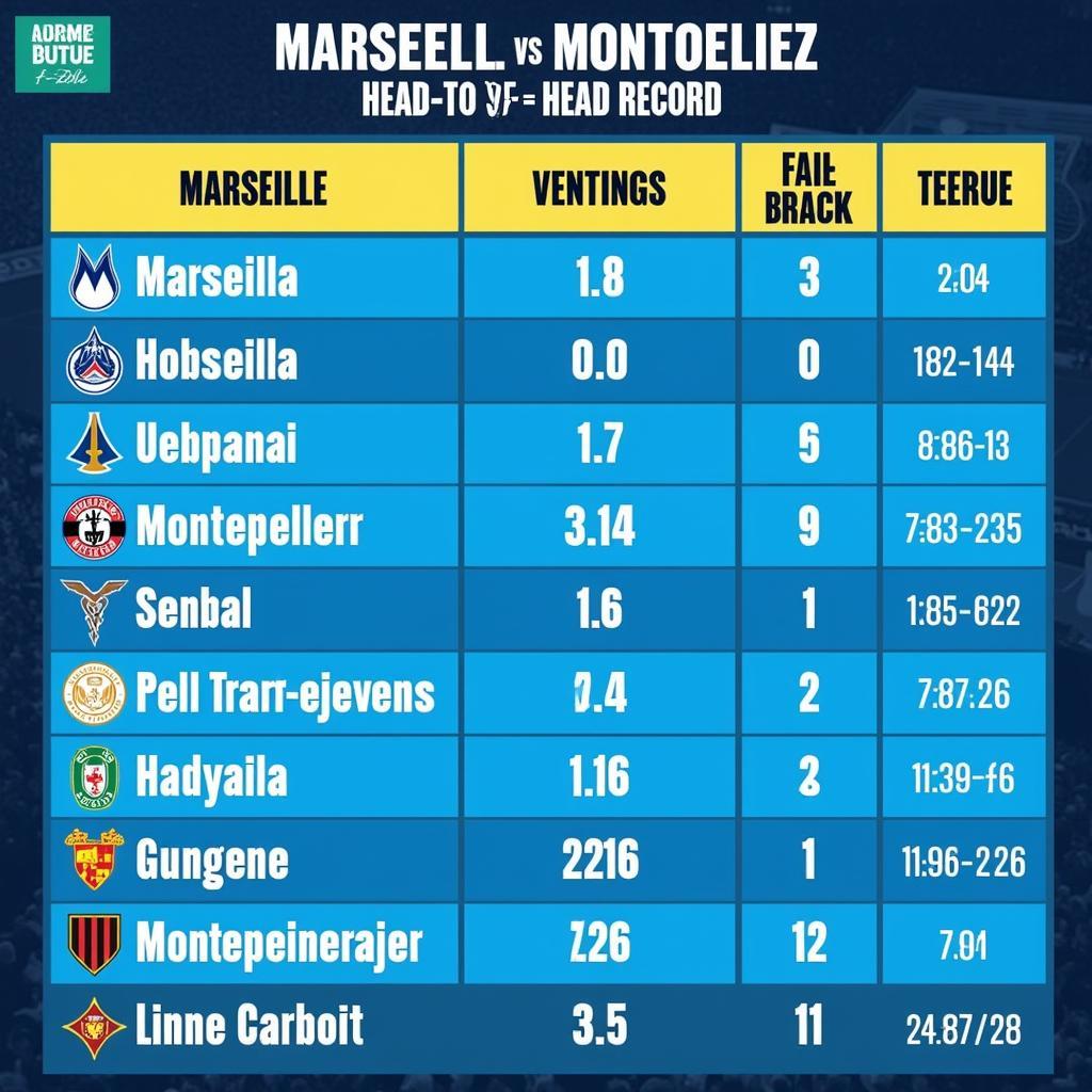 Lịch sử đối đầu giữa Marseille và Montpellier