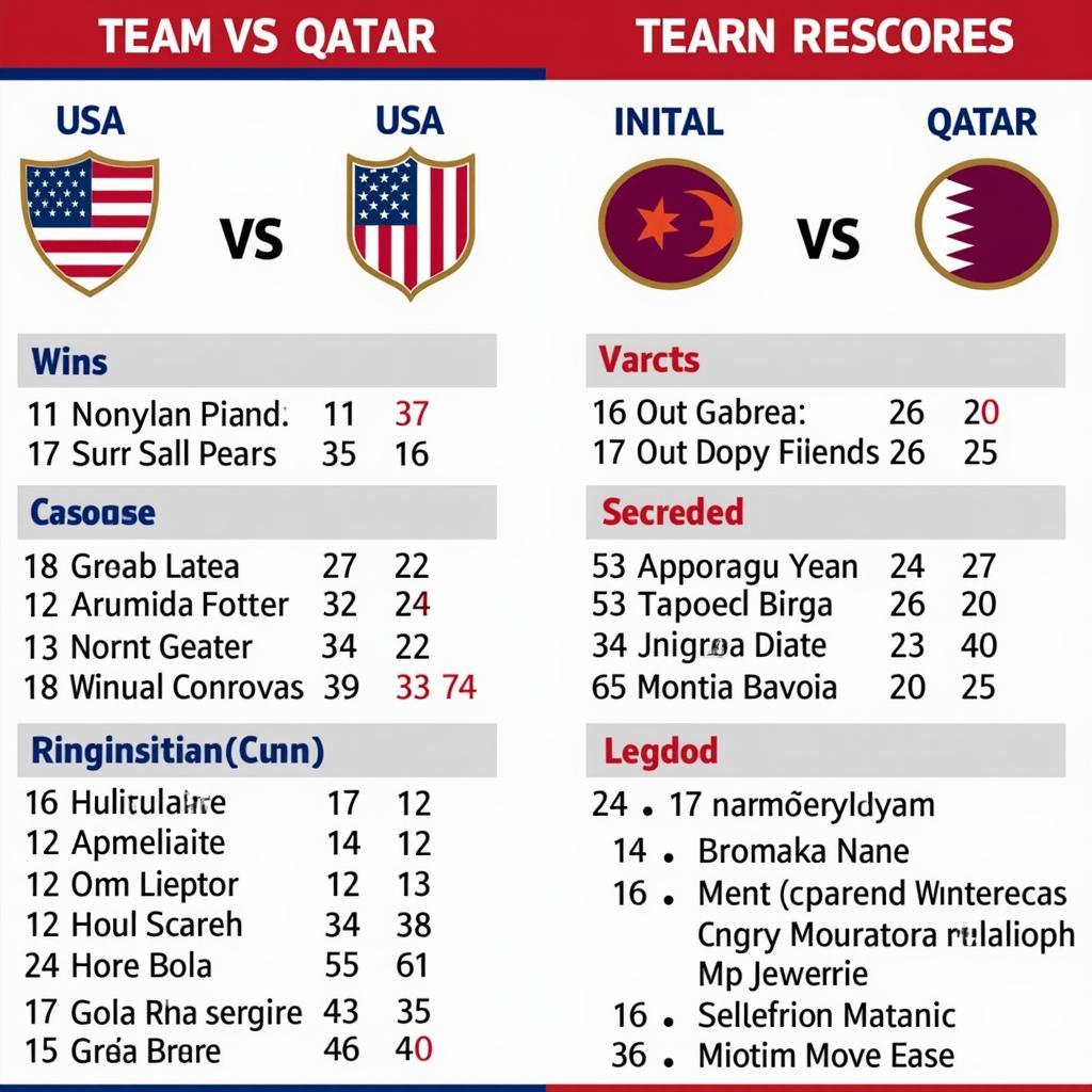 Phong độ hai đội Mỹ vs Qatar