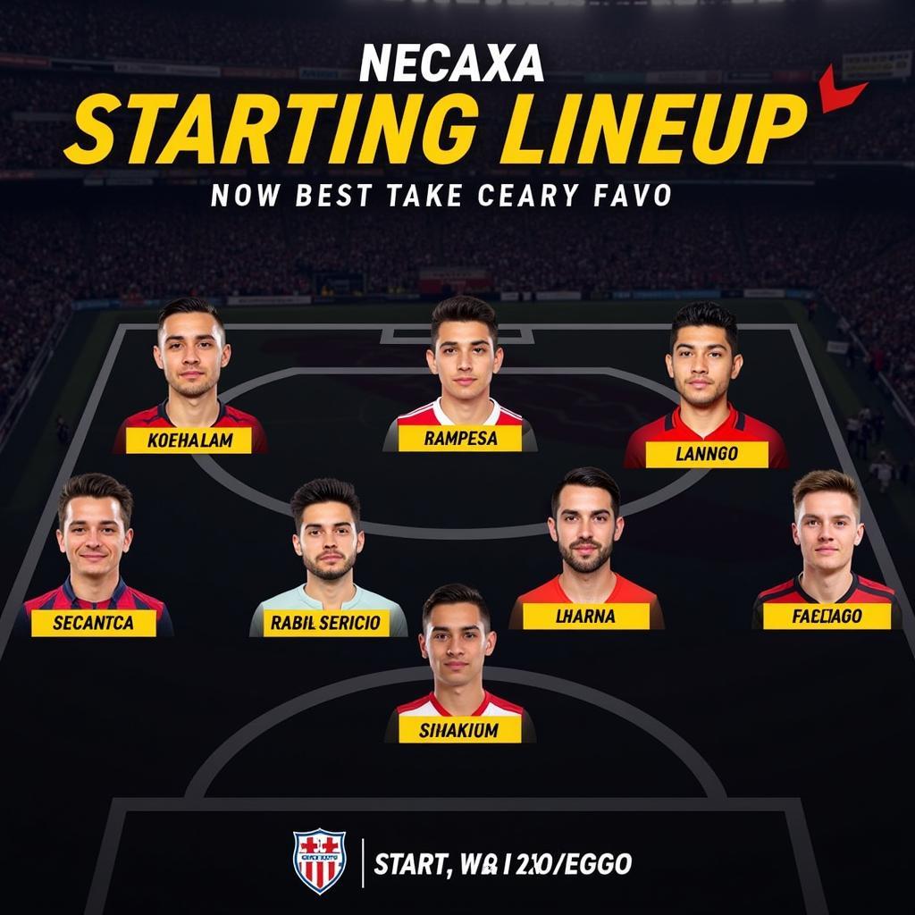 Đội hình ra sân của Necaxa