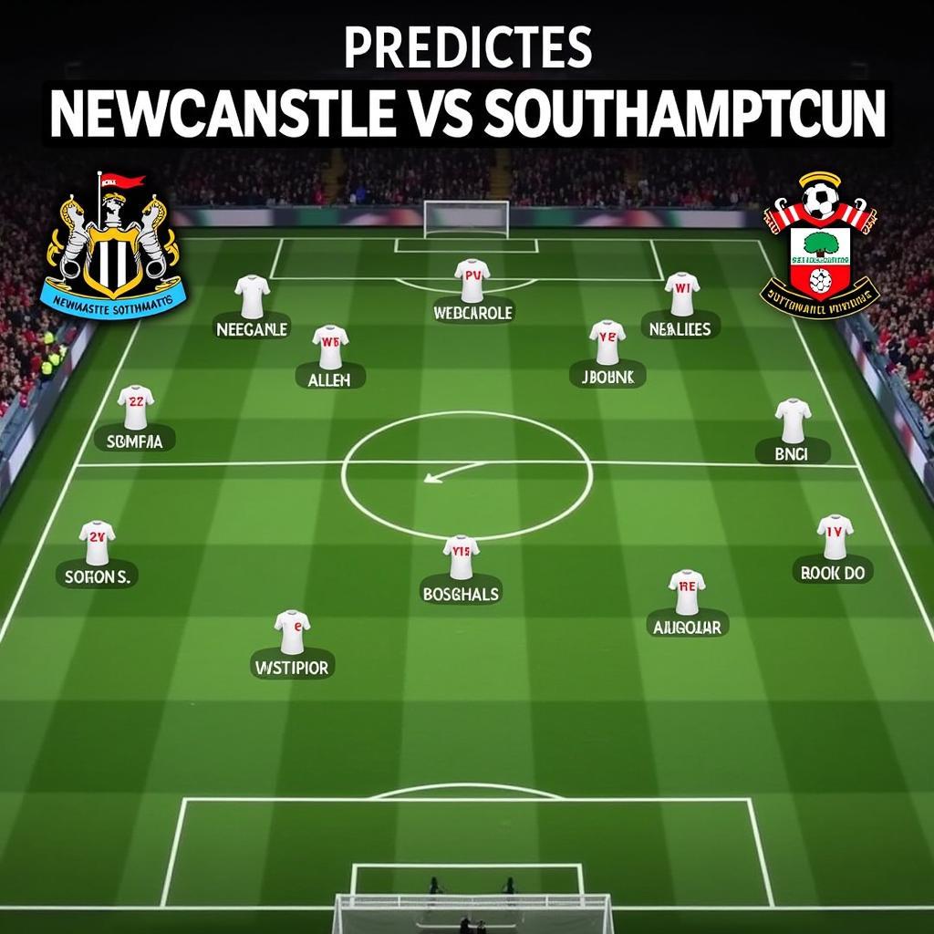 Dự đoán đội hình ra sân Newcastle vs Southampton