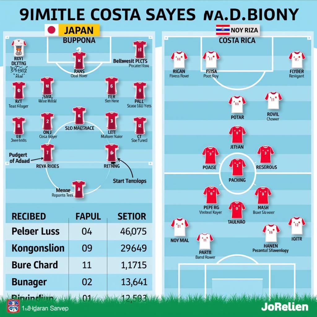 Phân tích lực lượng Nhật Bản và Costa Rica trước trận đấu