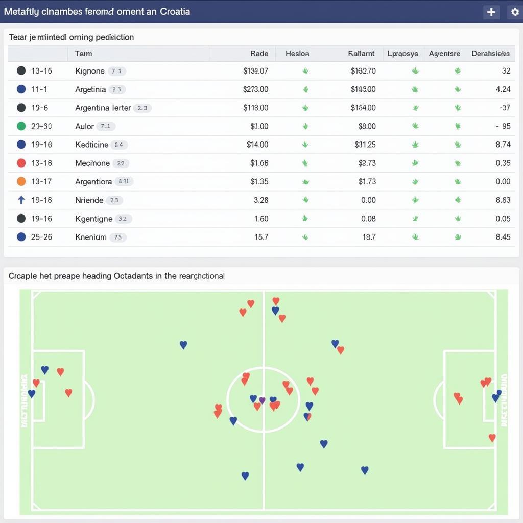 Soi kèo phạt góc Argentina vs Croatia