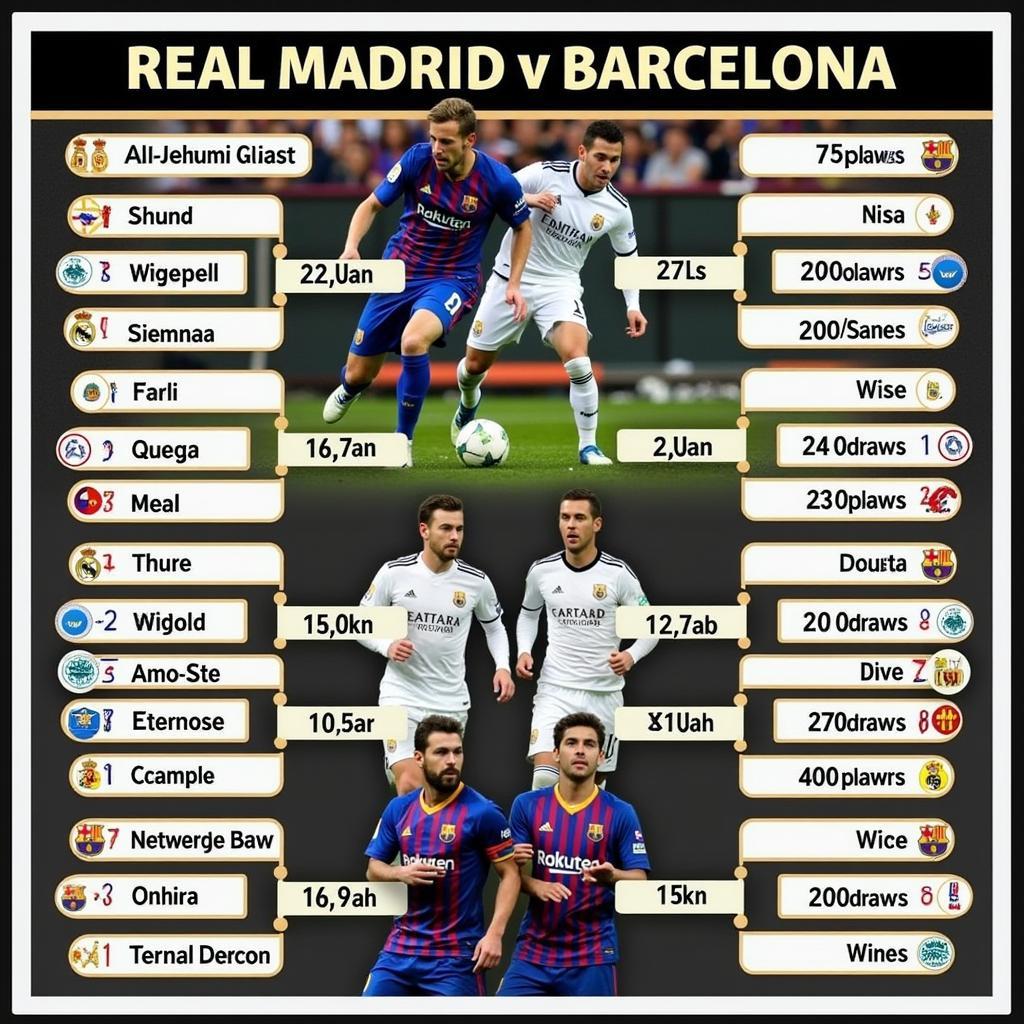 Lịch sử đối đầu Real Madrid vs Barcelona