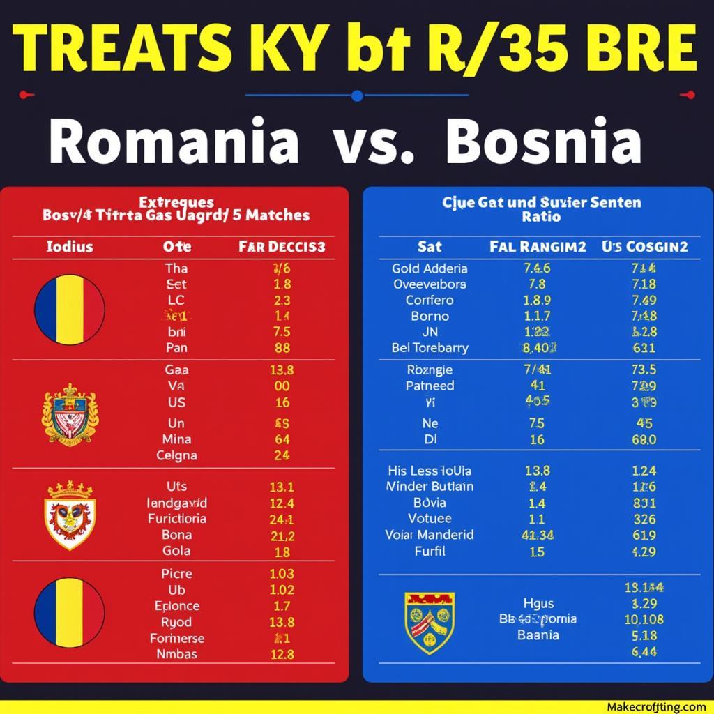 Romania vs Bosnia: Phong độ