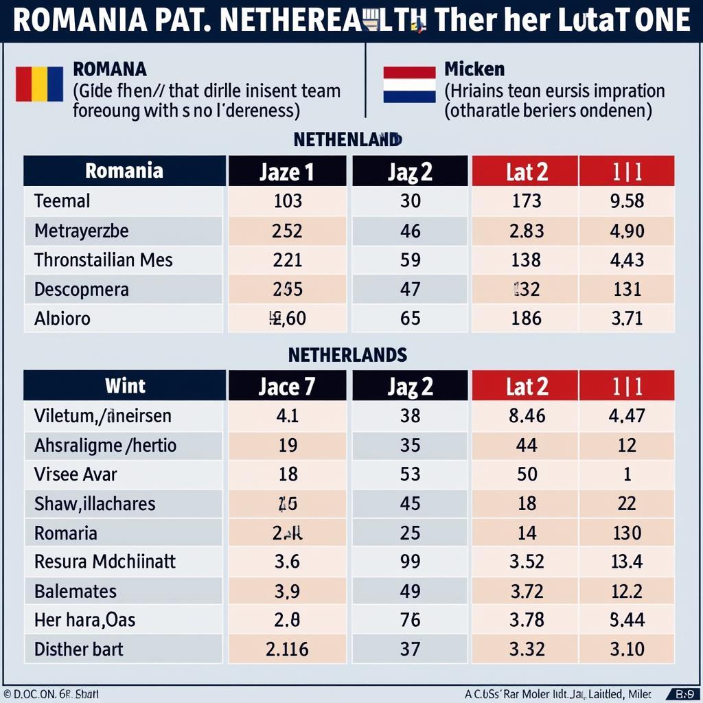 Romania vs Hà Lan: Phong Độ Gần Đây