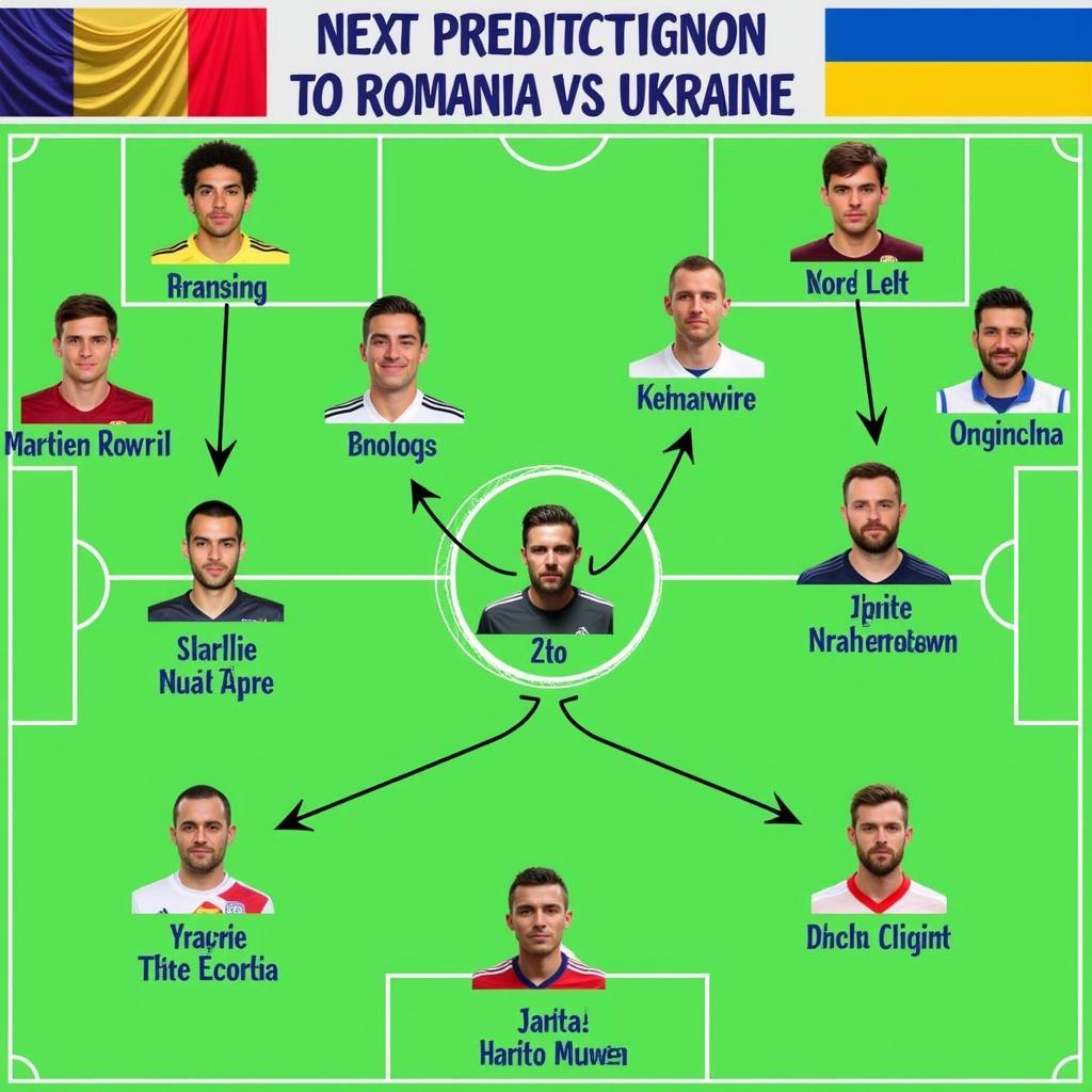 Đội hình ra sân dự kiến Romania vs Ukraina