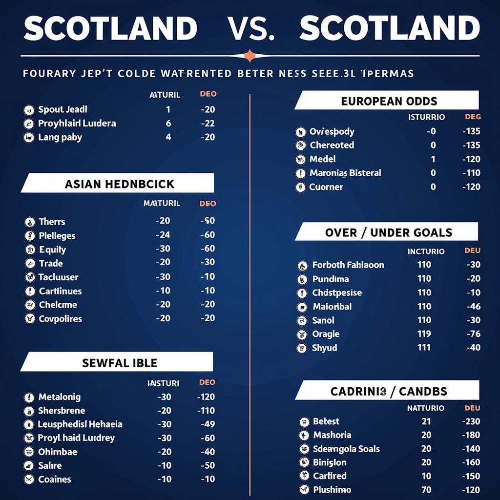 Các Loại Kèo Cược Bóng Đá Scotland