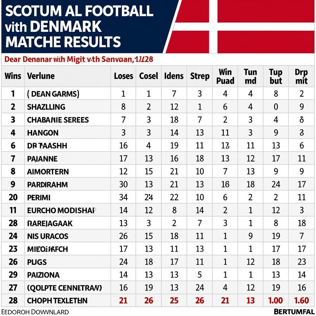 Phong độ Scotland vs Đan Mạch