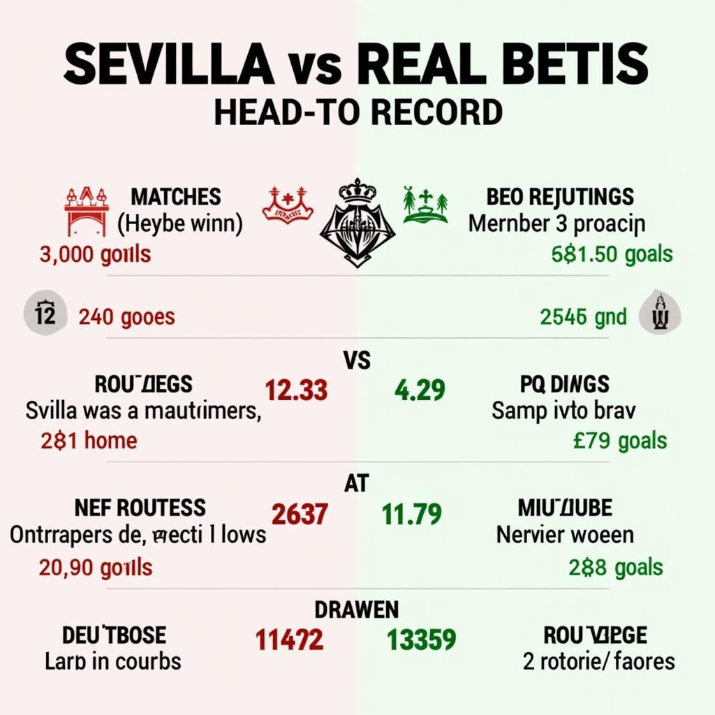 Lịch sử đối đầu Sevilla vs Real Betis