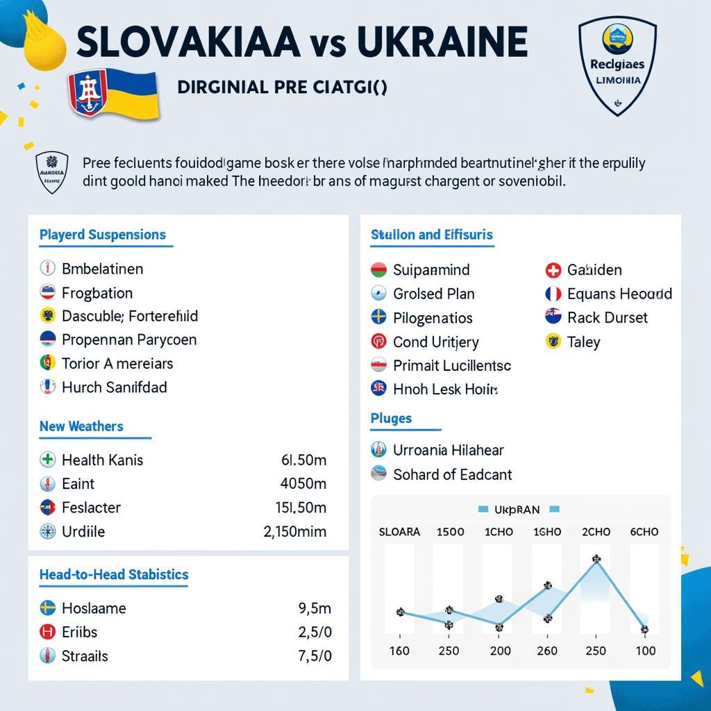 Thông tin bên lề trận đấu Slovakia vs Ukraine