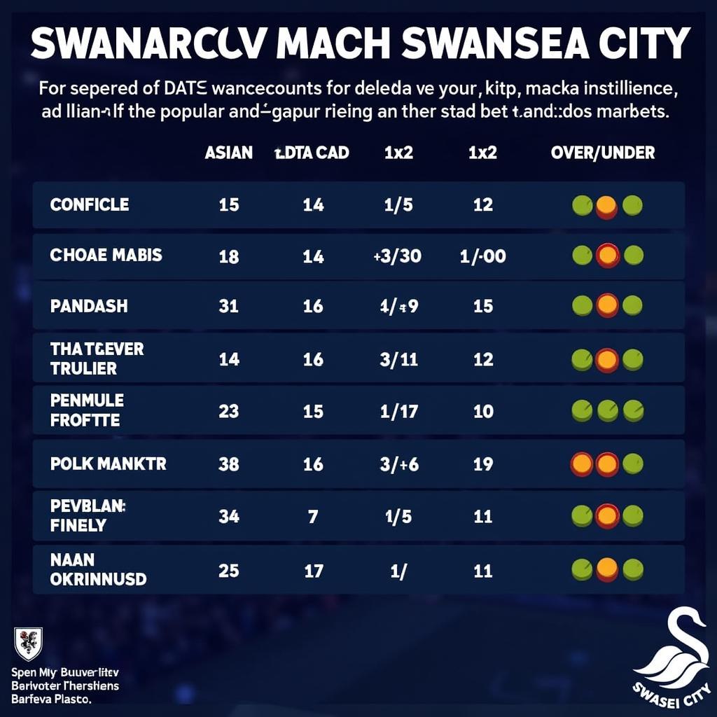 Soi kèo Swansea tỷ lệ kèo