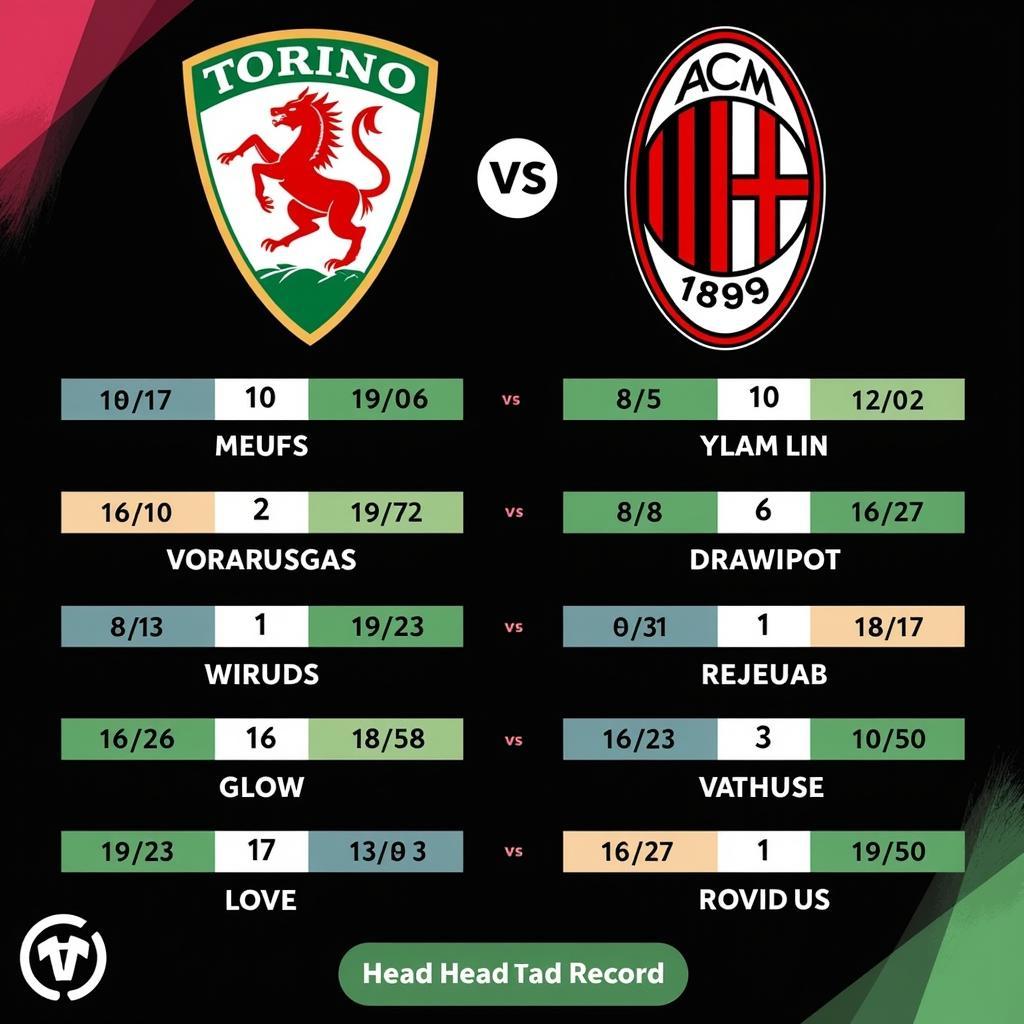 Lịch sử đối đầu giữa Torino và AC Milan