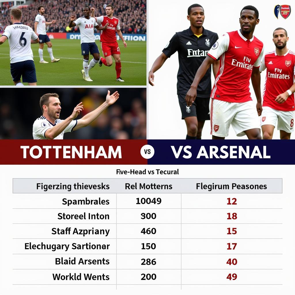 Lịch sử đối đầu Tottenham vs Arsenal