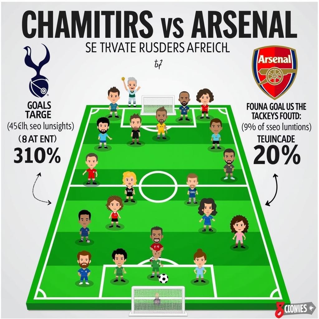 Phân tích hàng công Tottenham vs Arsenal